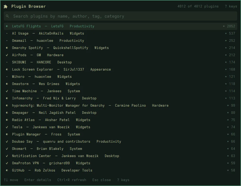 The list: every community plugin, most-starred first