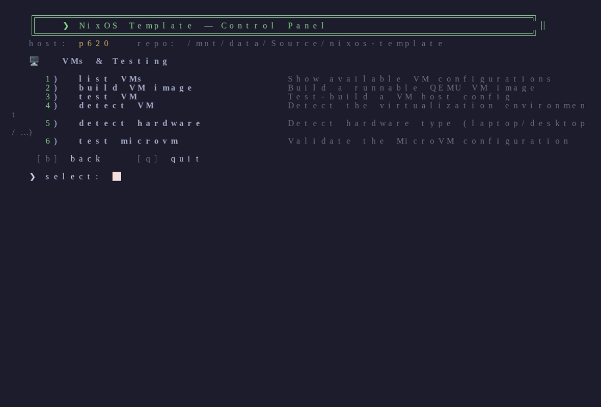 VMs & Testing